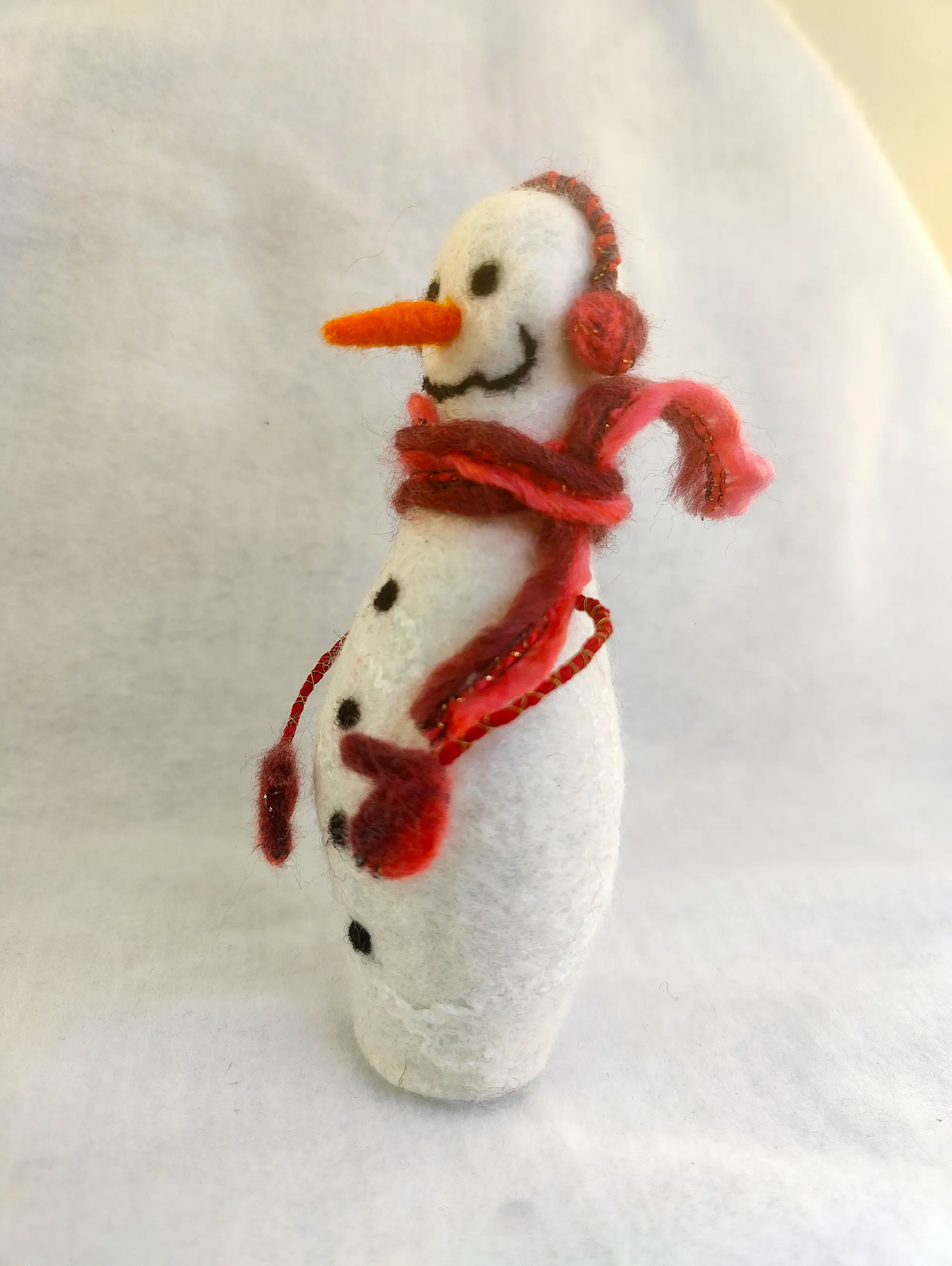 Снежен човек с топли слушалки – thumbnail 2